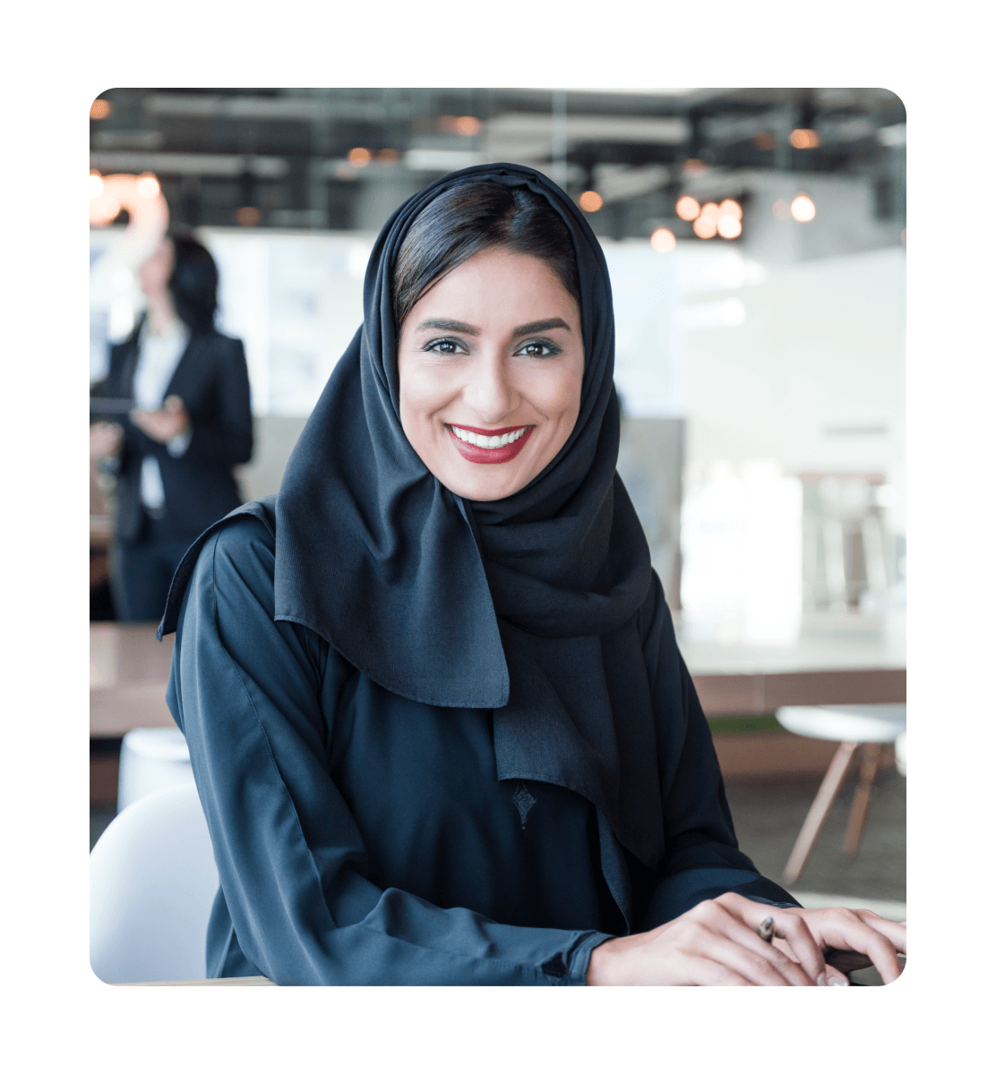 Emirati abaya eligibility lady